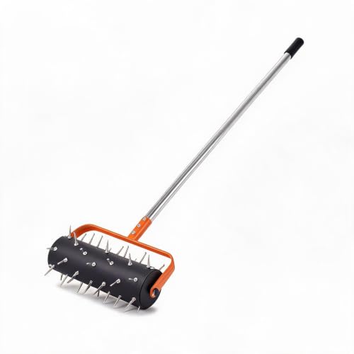 Heavy-Duty Rolling Lawn Aerator Roller