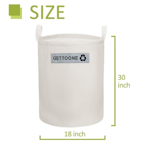 Heavy Duty Lawn and Leaf Bag 32 Gallon, Reusable Round Outdoor Yard Waste Bag with 4 Handles, Tear-Resistant for Lawn Clippings, Storage, Moving - color: Large Round