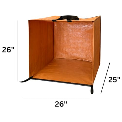 DURASACK 72-Gallon Leaf Collector Bag, Pack of 2, Terracotta - color: Terracotta