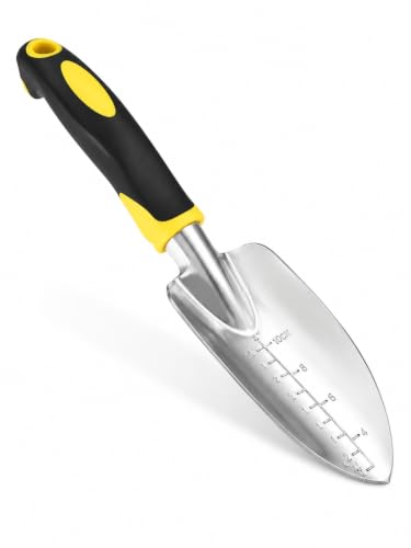 Garden Hand Trowel, Heavy Duty Stainless Steel Shovel for Planting (Narrow Trowel) - color: Narrow Trowel