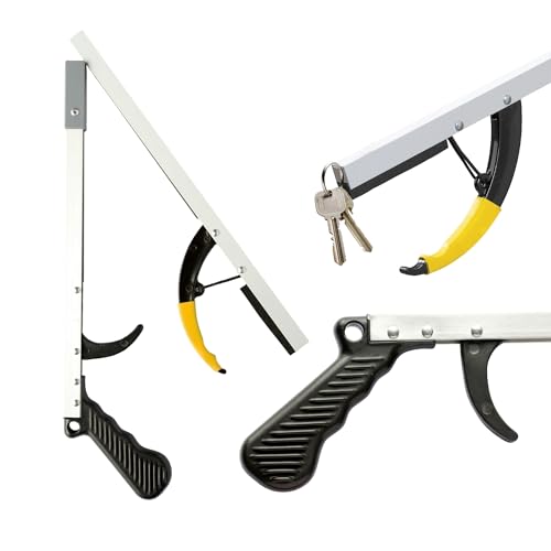 Sammons Preston Reacher, Grabber Tool, Trash Pickup, 26", Single, Silver - color: 26" Folding, size: Single