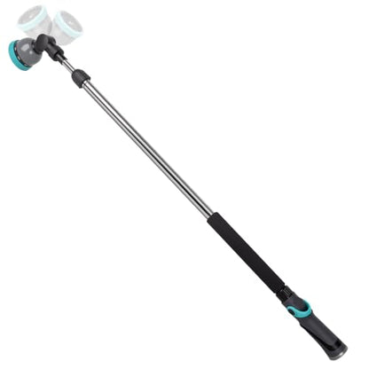 Telescoping Watering Wand with Thumb Control, 37-55 Inch Garden Hose Nozzle