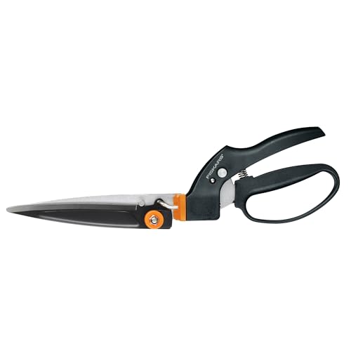 Fiskars 5" Swivel Grass Shears, Handheld Grass Clippers for Lawn & Garden - style: Rotating - Shear Ease