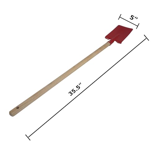 Eurogarden Kids Spade – Lightweight Steel-Head Garden Tool with Wooden Handle – 35.5” Long for Children or Adults Who Prefer Smaller Tools - style: Kid's Spade