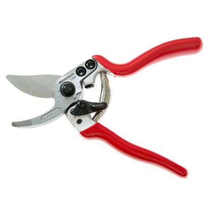 BERGER Pruning Shears for Small Hands – Professional Compact Garden Pruners with 15° Angled Cutting Head, Forged Aluminum Handles, Replaceable Blade & Counter-Blade – 1104 - size: 18.5x6x2.5 cm
