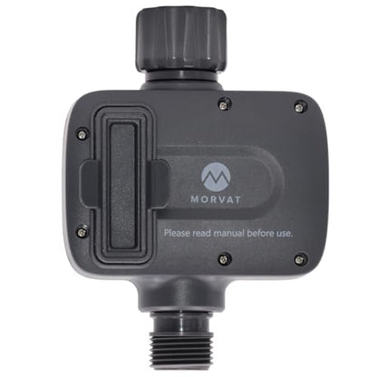 Morvat Programmable Outdoor Garden Hose Sprinkler Timer with Rain Delay