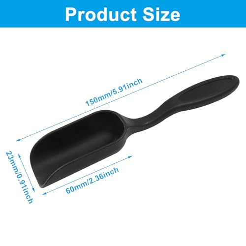 10Pcs Plastic Mini Gardening Shovel Spoons, All Black - color: All Black(10pcs)
