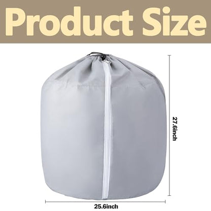 2 Pack Plant Winter Protection Pot, Anti-Frost Flower Pot Protective Bag - color: Grey-2 Pcs
