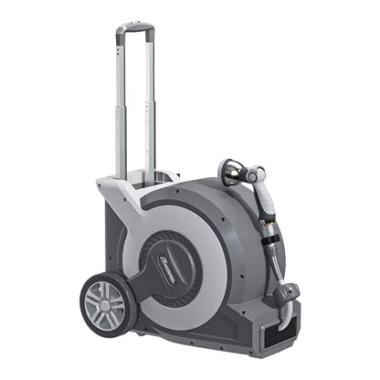 Portable Trolley Cart Retractable Garden Hose Reel 1/2"x 100FT