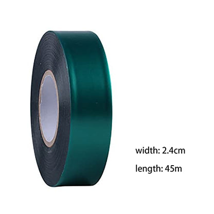 2 Rolls Stretch Tie Tape Garden Tie Green Thick Plant Ribbon for Indoor Outdoor Patio Plant Tree, Branches, Climbing Planters, Flowers, 1 Inch Wide by 150 Feet Long (Pack of 2) - size: 1 Inch (Pack of 2)