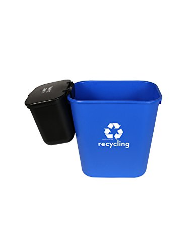 Hanging Wastebasket for Trash in Black, 4-Pack - size: Qty 4 Landfill Black