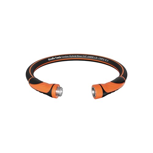 Giraffe Tools Garden Hose 5/8", 3ft Short Garden Hose - size: 3FT Male to Female
