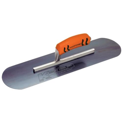 Kraft Tool CF279BPF Blue Steel Pool Trowel with ProForm Handle, 16 x 4-Inch - size: 16 x 4-Inch