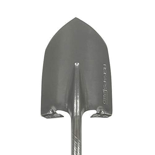 Fiskars 44" Pro Garden Shovel, Heavy Duty Gauge Steel Spade with Sharpened Edge for Digging and Turning Soil, Gardening Tool with Ergonomic Aluminum D-Handle