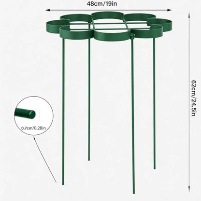 24.5" Dahlia Stakes and Supports - Outdoor Durable Plant Support - color: Green