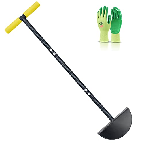 Colwelt Half Moon Edger Lawn Tool, Manual Lawn Edger Half Moon Shovel Spade