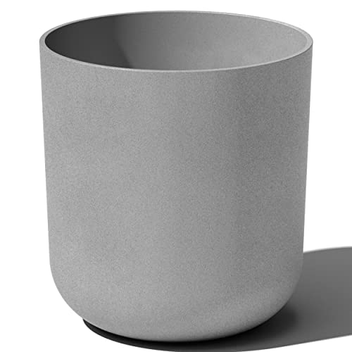 Veradek Mason Series Lima Planter - Large Round Outdoor Planter - color: Gray, size: 20 inches