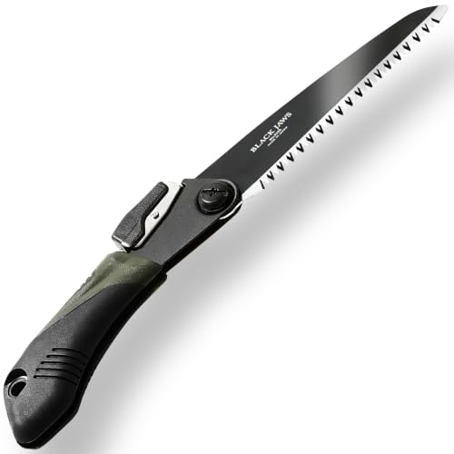 Saboten Japanese Folding Pruning Hand Saw, Made in Japan 5.1" (130mm), Resin-Resistant Fluorine Coated Blade, Sharp Pull-Cut Design for Bonsai, Florists, Garden & Tree Branches | forest Originals - size: 130mm (5.1")
