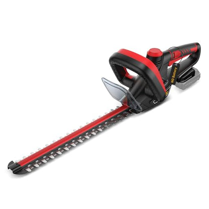 Cordless Hedge Trimmer Compatible with Milwaukee 18V Battery, Red