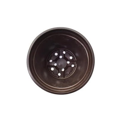 Plastic Planter Nursery Seedlings Pots - 5.5 Inches 100Pcs Flower Plant Container Seed Starting Pot for Outdoor Succulents Seedlings Cuttings Transplanting - size: 5.5 x 4 x 3 in