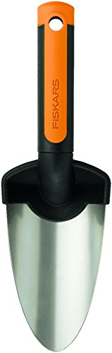 Fiskars Troop, Length: 27 cm, Stainless Steel Blade, Black/Orange, Premium, 1000726 - style: Trowel