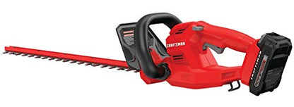 CRAFTSMAN V20 Cordless Hedge Trimmer with Battery and Charger Included, 20 in. Blade, Rechargeable Bush Trimmer Cordless, Lightweight (CMCHT810C1) - style: 20V Trimmer Kit