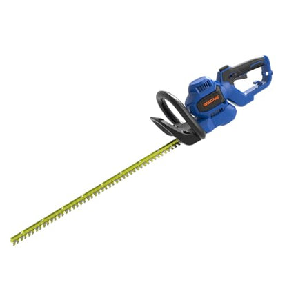 GARCARE 4.5A Corded Hedge Trimmer – 24" Dual Action Blades, Rotary Handle