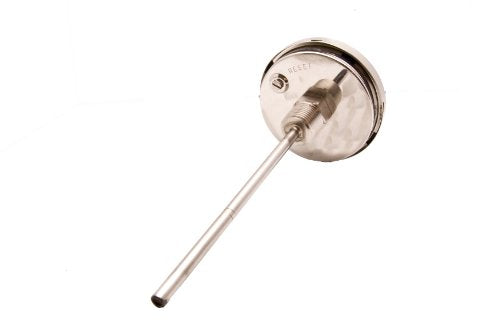 Industrial Bimetal Thermometer, 3" Face x 9" Stem, 50-500°F, S.S. Case - size: [9" Stem, 50-500°F]