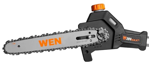 WEN 20V Max Cordless Brushless 8 Inch Pole Saw with 4.0Ah Battery and Charger (20759) - style: 8-Inch Cordless + Battery + Charger