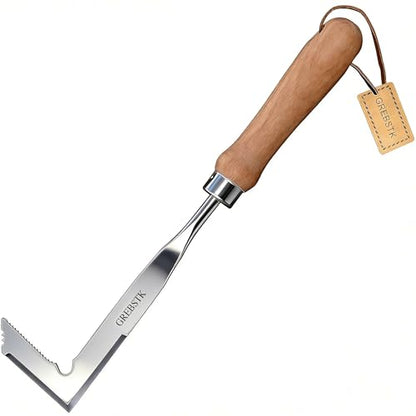 GREBSTK Crack Weeder Crevice Weeding Stainless Steel Sharp Lightweight Tool - size: 13" Manual Weeder