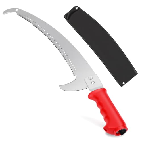 Chumia 21 Inch Curved Blade Pruning Saw, Tree Trimming Hand Saw for Yard