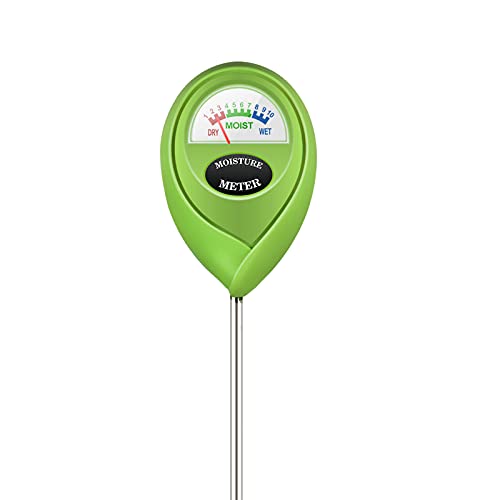iPower Soil Moisture Meter for Plant Water Test Hygrometer Monitor for Garden, Lawn, Farm, Indoor and Outdoor Use, Green - size: Rod, style: 1 Pack