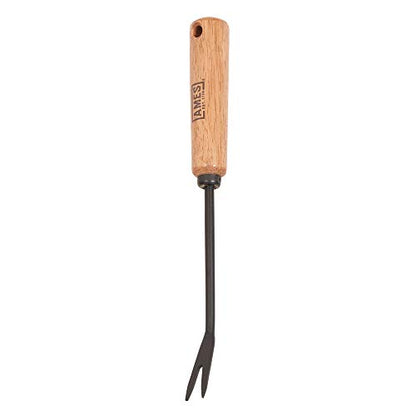 AMES 2447000 Tempered Steel Hand Weeder with Wood Handle, 12-Inch - style: Wood Handle Hand Weeder
