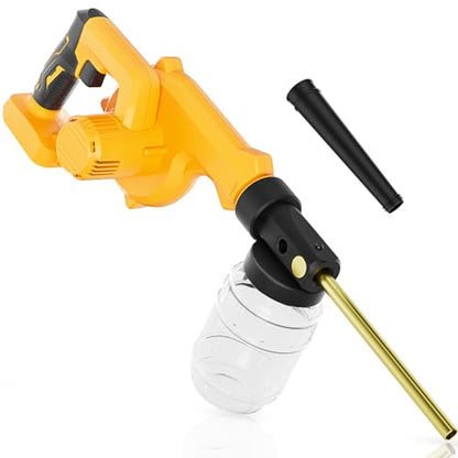 Electric Diatomaceous Earth Duster Compatible for DeWalt 20V Battery - color: Yellow