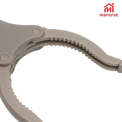 2pcs Short Grabber Reacher Tool for Seniors, 16 Inch Small Mini Extra Strong Tongs for Handicap Elderly Childrens Adult, Trash Litter Reaching Picker Stick, Heavy Duty Extension Helping Hands, Grey