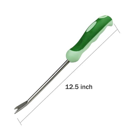 Dandelion Weeder Tool Weed Puller Tool Crack Weeder Manual Hand Weeder V-Shaped Weeding Fork with Ergonomic Handle