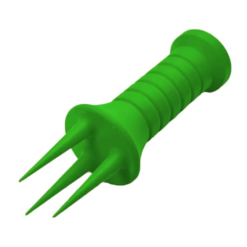 Manual Aerator Cultivator for Digging Weeding Plant Growth Garden Soil Soil Tiller Cultivator Improvement Garden Maintenance Aerator - color: Green, size: 5cmx5cmx15cm