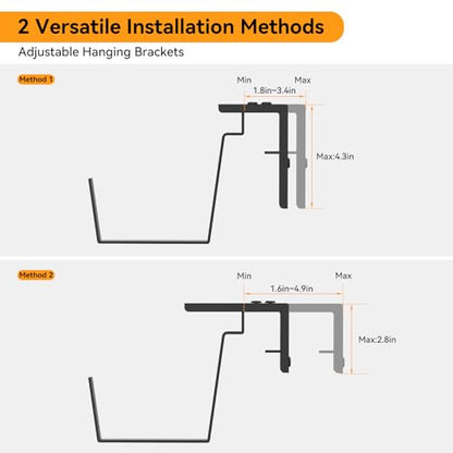 CADUKE Railing Planter Box, Porch Railing planters - color: Red