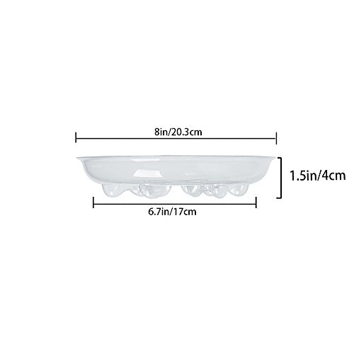 Idyllize 15 Pack Assorted Sizes 6 8 10 Inch Clear Thick Plastic Heavy Duty Sturdy Plant Saucer Drip Trays for pots, 5 Pieces of Each Size (Assorted Sizes 6'', 8'', 10'') - style: Heavy Duty