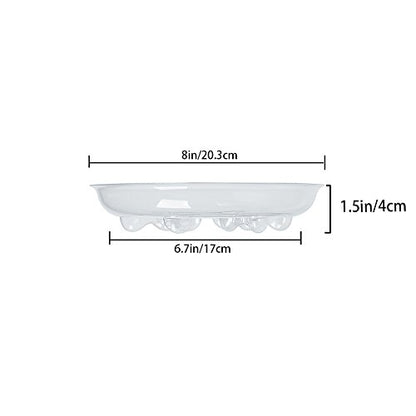 Idyllize 15 Pack Assorted Sizes 6 8 10 Inch Clear Thick Plastic Heavy Duty Sturdy Plant Saucer Drip Trays for pots, 5 Pieces of Each Size (Assorted Sizes 6'', 8'', 10'') - style: Heavy Duty
