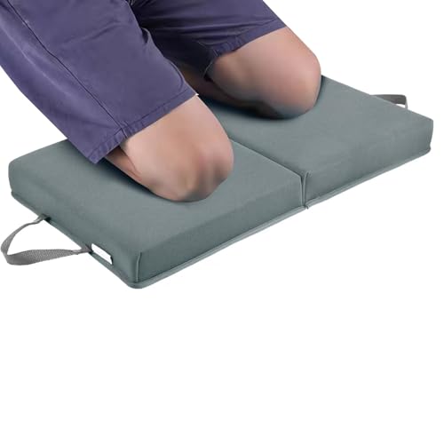 Memory Foam Knee Pads, Garden Kneeling Pads for Men Women, Foam Knee Cushions for Gardening, Bathing, Yoga(Gray) - color: Gray