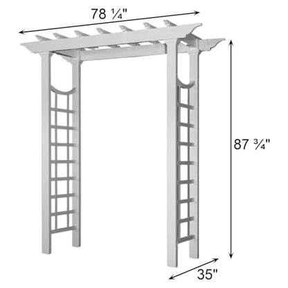 vita Westhaven 57 inchW x 88 inchH Vinyl Arbor