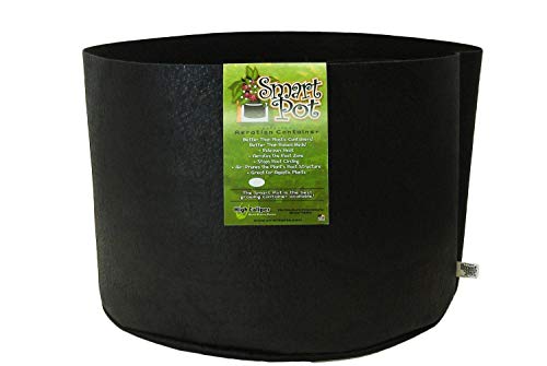Smart Pots 200-Gallon Smart Pot Soft-Sided Container, Black - color: Black, size: 200-Gallon