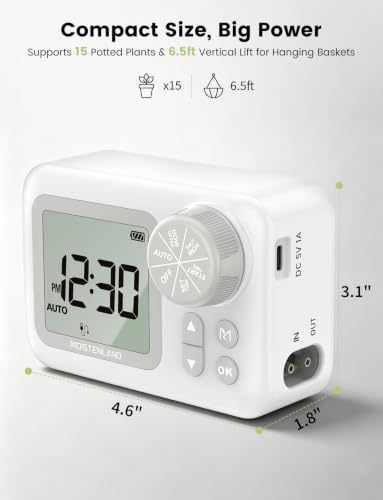 Moistenland Automatic Plant Waterer, Indoor Plant Watering System