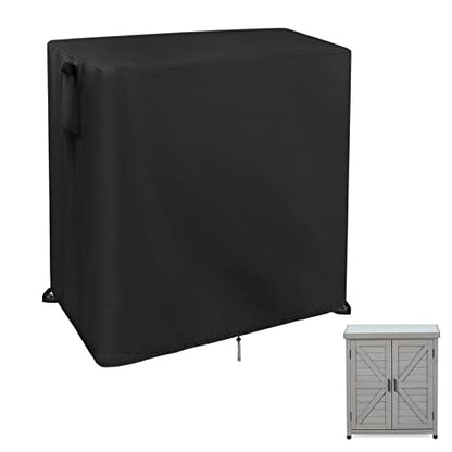 32 Inch Outdoor Potting Bench Cover for Patio Garden Cabinet with Storage