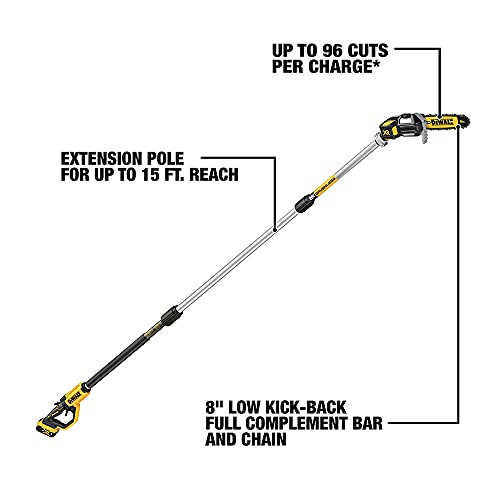 Dewalt Saw Pole Cordless 20V 15FT DCPS620B - style: Pole Saw Bare Tool Only