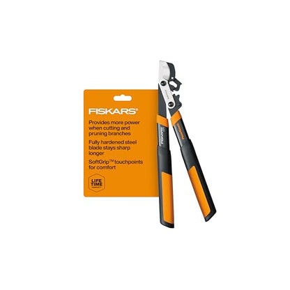 Fiskars 18” PowerGear2 Garden Bypass Loppers, 1.5" Capacity Tree Trimmer - style: 18 in