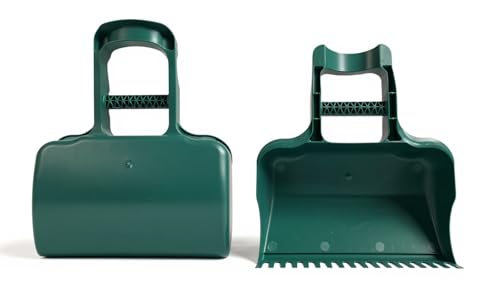 Leaf Scoop Hand Rakes for Yard Cleanup & Maintenance | Made in USA | Comfort Grip | 1-Pair (2 Pieces) | Leaf Cleanup Made Easy | Easy to Store
