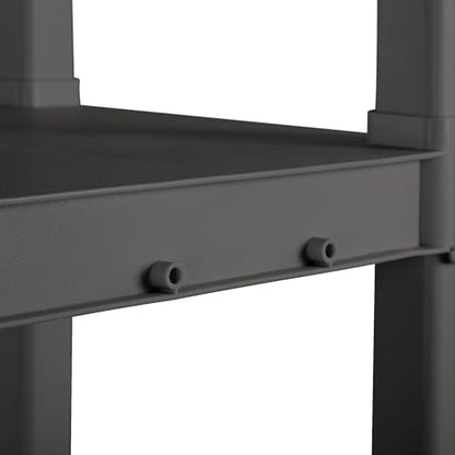 Sterilite 4 Shelf Unit, Heavy-Duty Plastic Utility Storage Rack, 3-Pack - size: 4 Shelf, style: 3 Pack