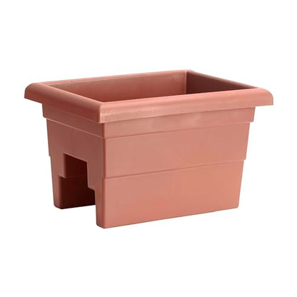 Root & Vessel Countryside Railing Planter Box, 16 Inch, Terra - color: Terra, size: 16 Inch